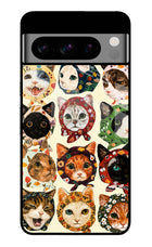 Cool Cat Google Pixel 8 Pro Glass Case