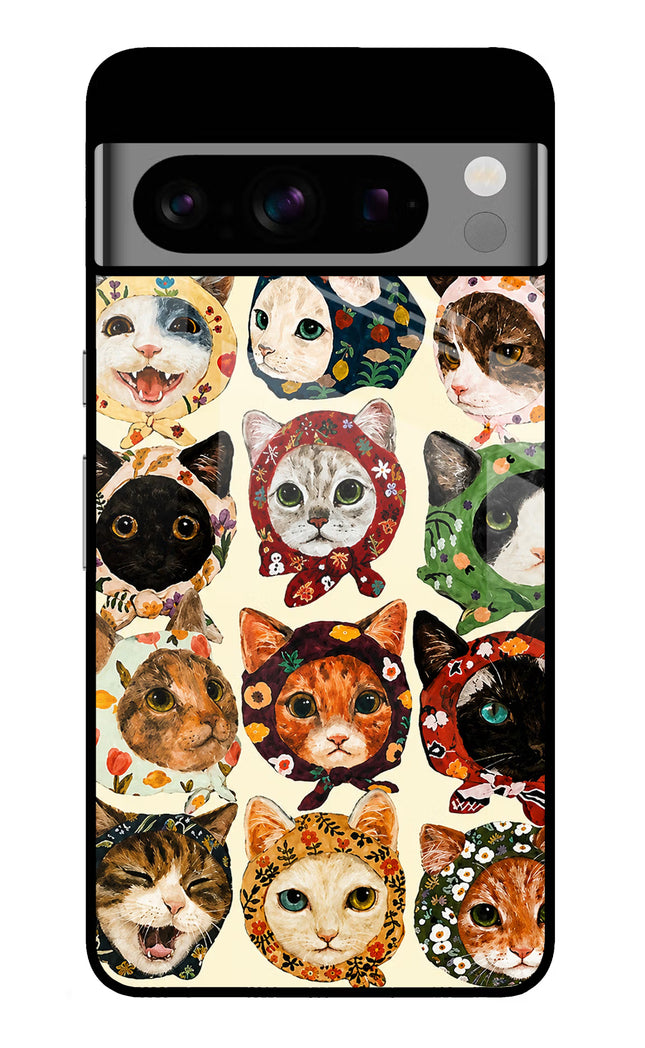 Cool Cat Google Pixel 8 Pro Glass Case