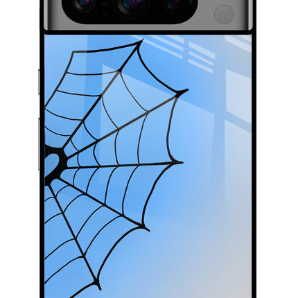 Blue Web Google Pixel 8 Pro Glass Case