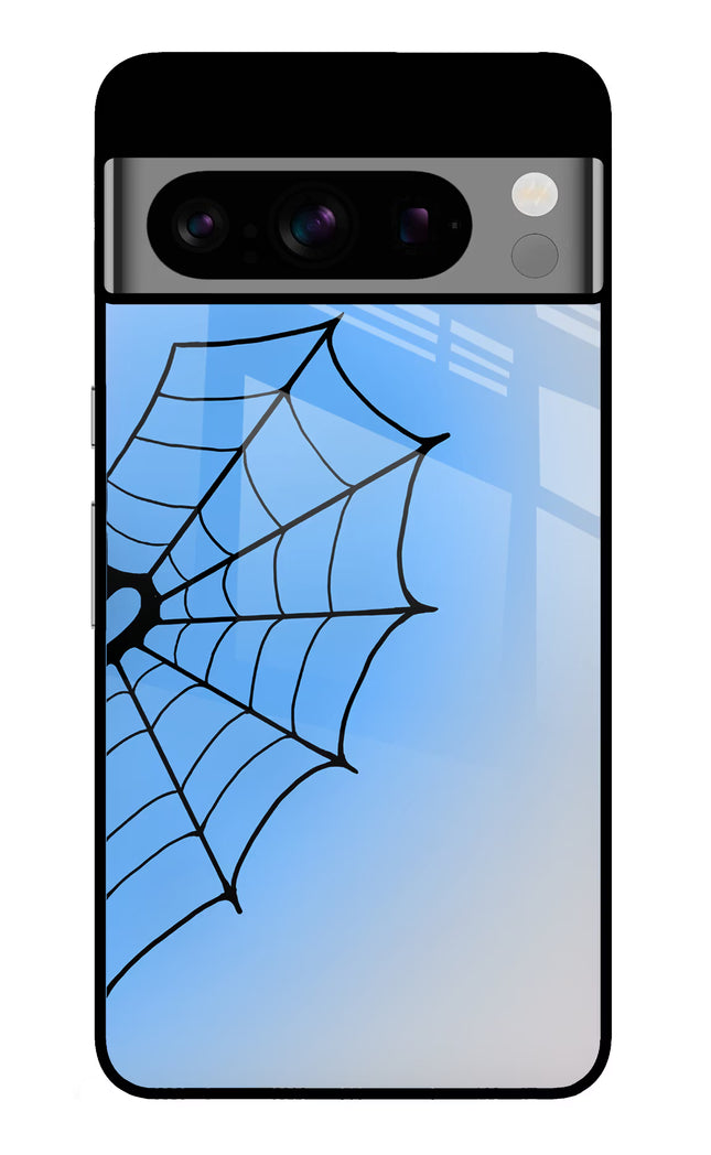 Blue Web Google Pixel 8 Pro Glass Case