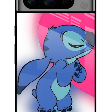 Stitch Hug Google Pixel 8 Pro Glass Case