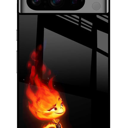 Ember Flame Google Pixel 8 Pro Glass Case