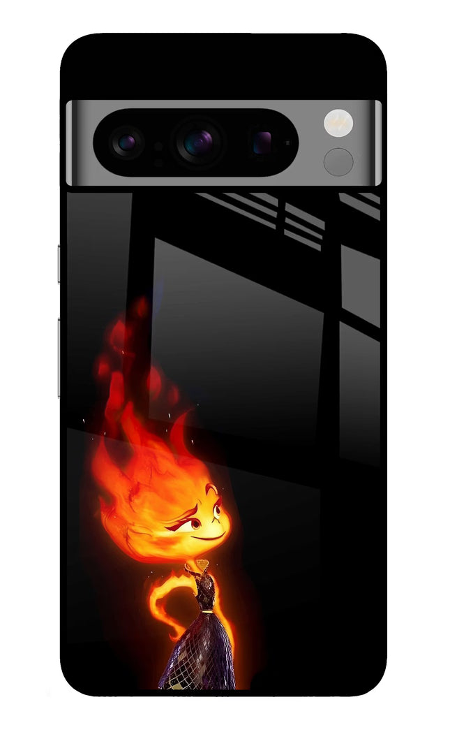 Ember Flame Google Pixel 8 Pro Glass Case