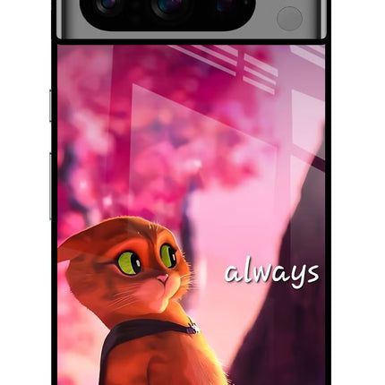Always Cat Google Pixel 8 Pro Glass Case