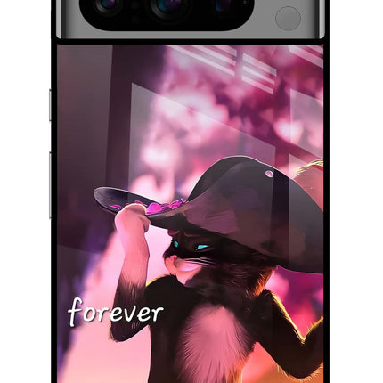 Forever Cat Google Pixel 8 Pro Glass Case