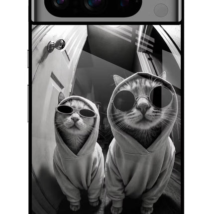 Hood Cats Google Pixel 8 Pro Glass Case