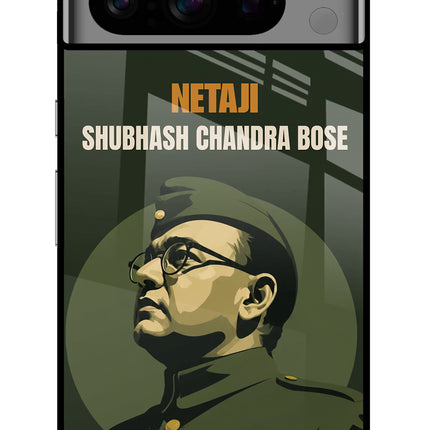 Netaji Legacy Google Pixel 8 Pro Glass Case Back Cover by Casekaro