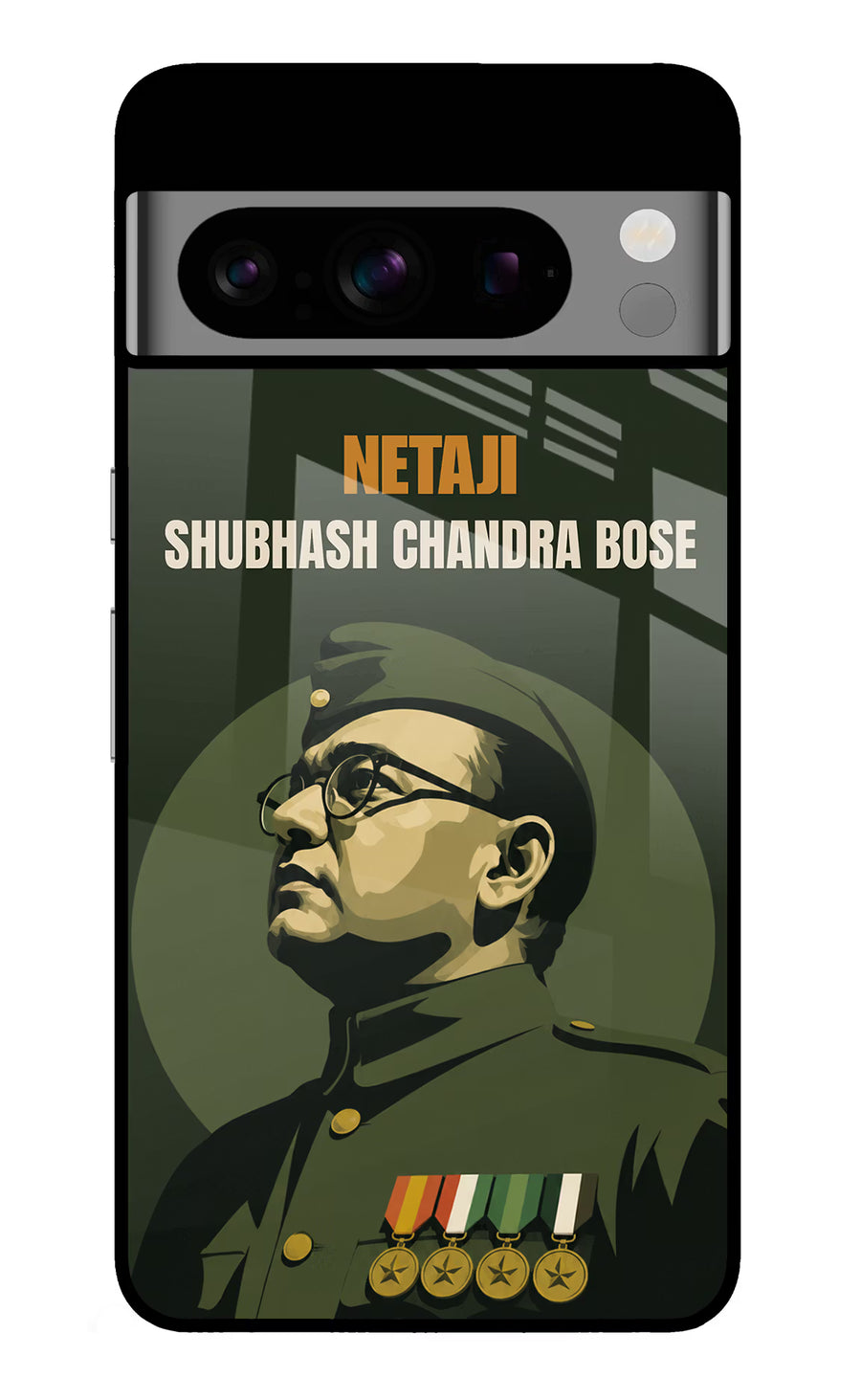 Netaji Legacy Google Pixel 8 Pro Back Cover, Glass case