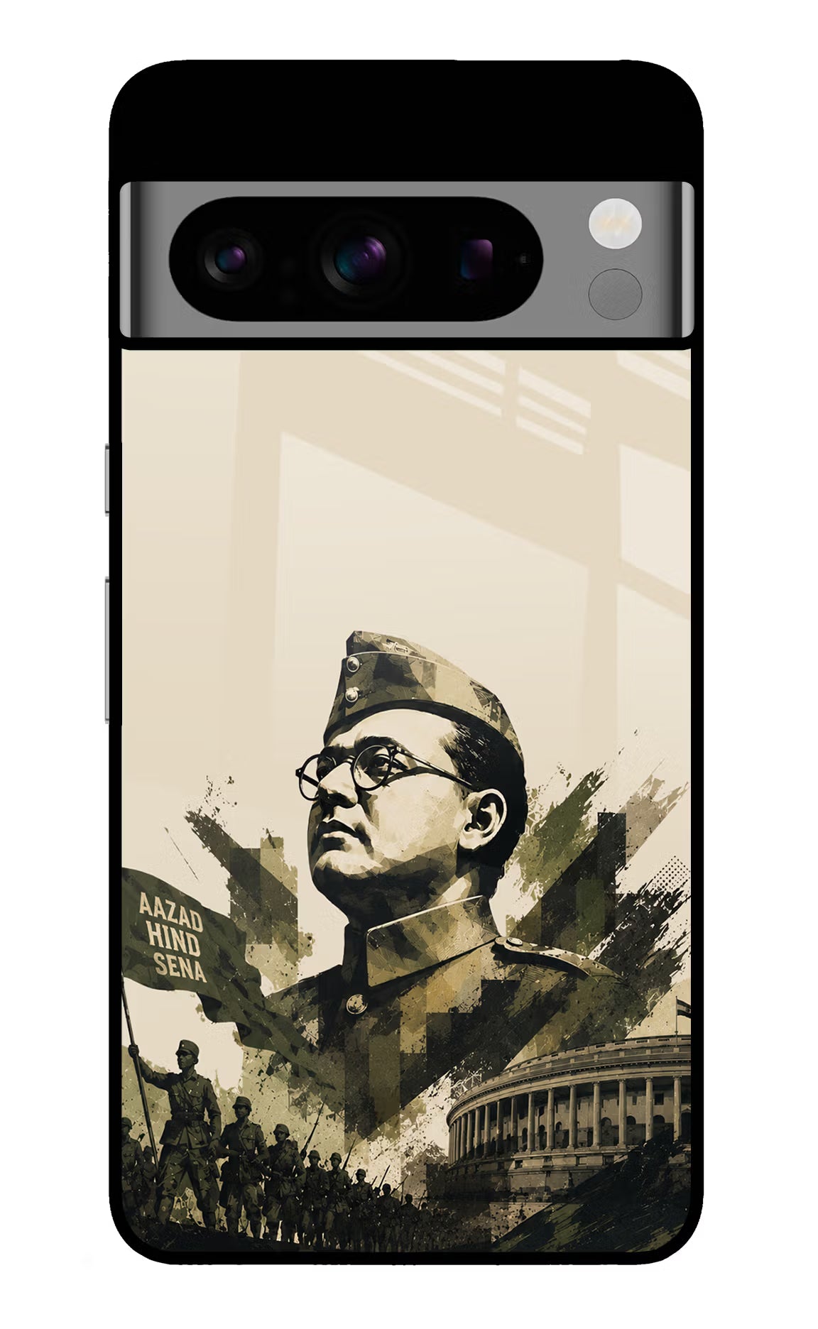 Netaji Rising Google Pixel 8 Pro Glass Case