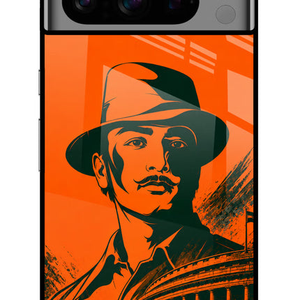 Bhagat Singh Legacy Google Pixel 8 Pro Glass Case Back Cover by Casekaro