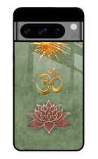 Om & Lotus Google Pixel 8 Pro Glass Case