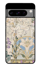 White Lily Google Pixel 8 Pro Glass Case