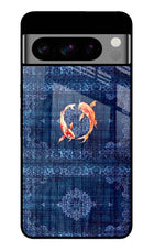 Koi Blue Google Pixel 8 Pro Glass Case