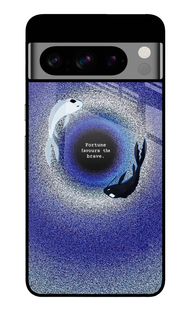Dark Koi Google Pixel 8 Pro Glass Case