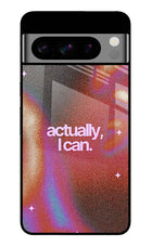 Pink Aura Google Pixel 8 Pro Glass Case