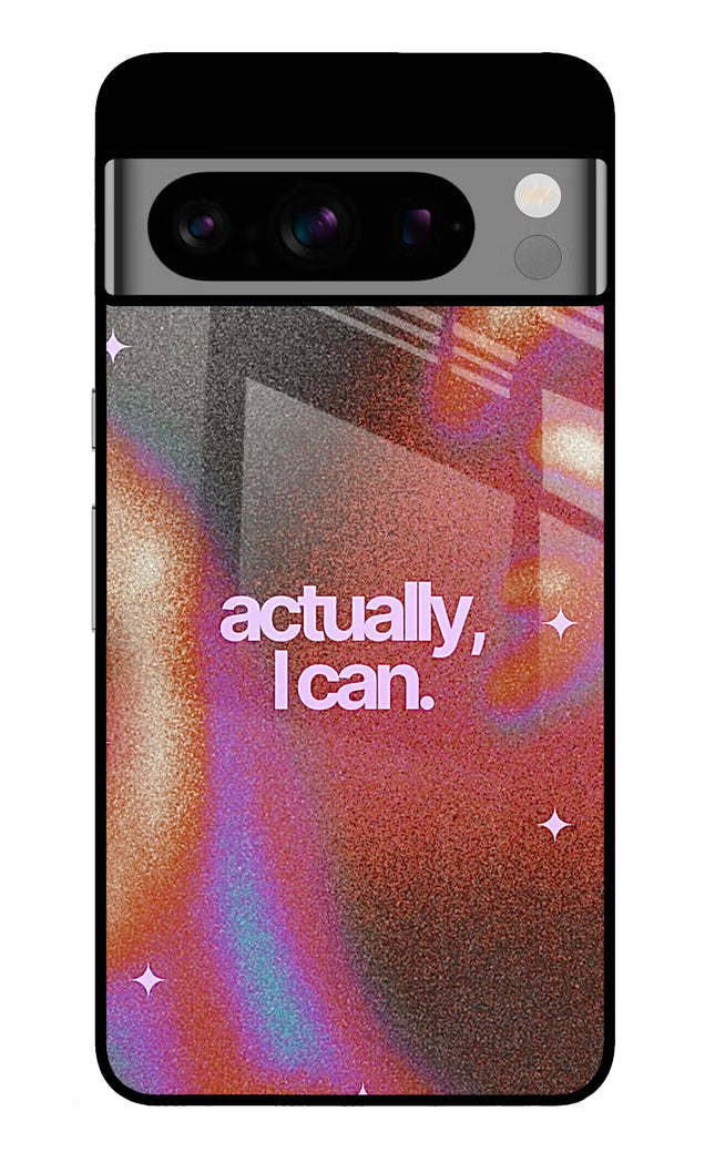 Pink Aura Google Pixel 8 Pro Glass Case