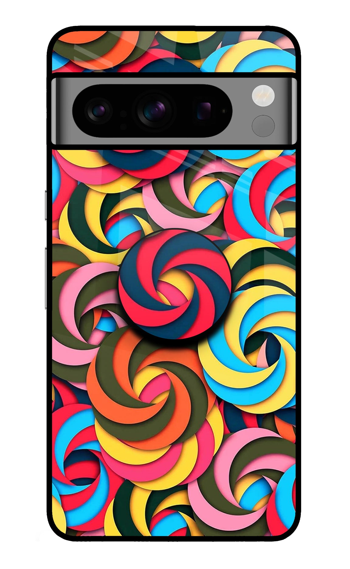 Spiral Pattern Google Pixel 8 Pro Pop Case