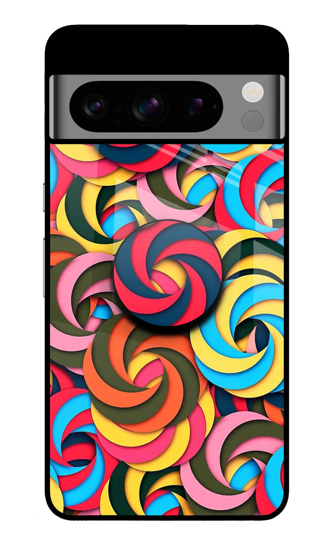 Spiral Pattern Google Pixel 8 Pro Pop Case by Casekaro