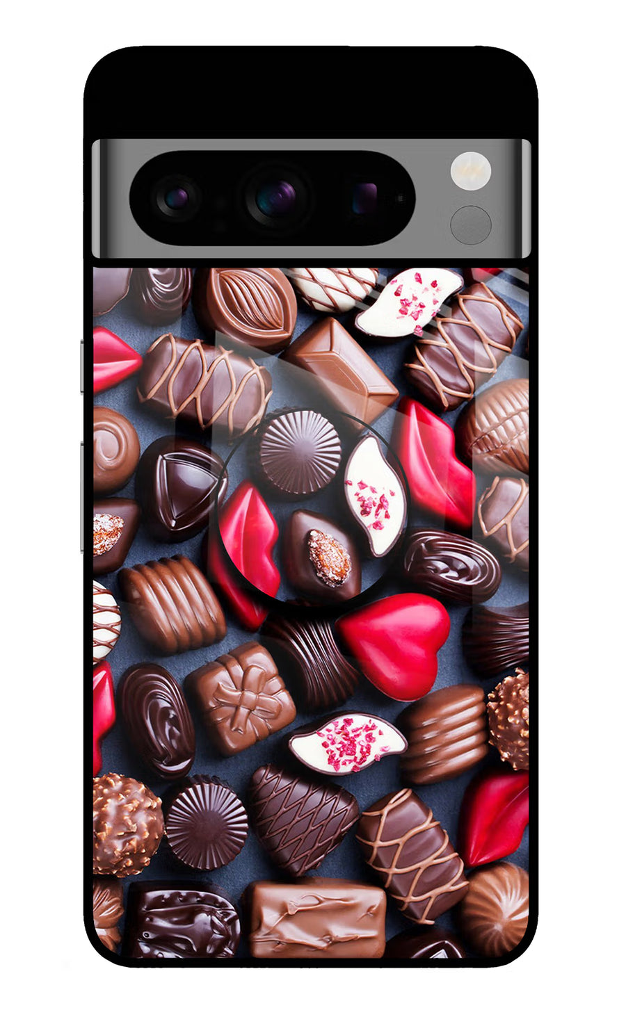 Chocolates Google Pixel 8 Pro Pop Case, Glass case