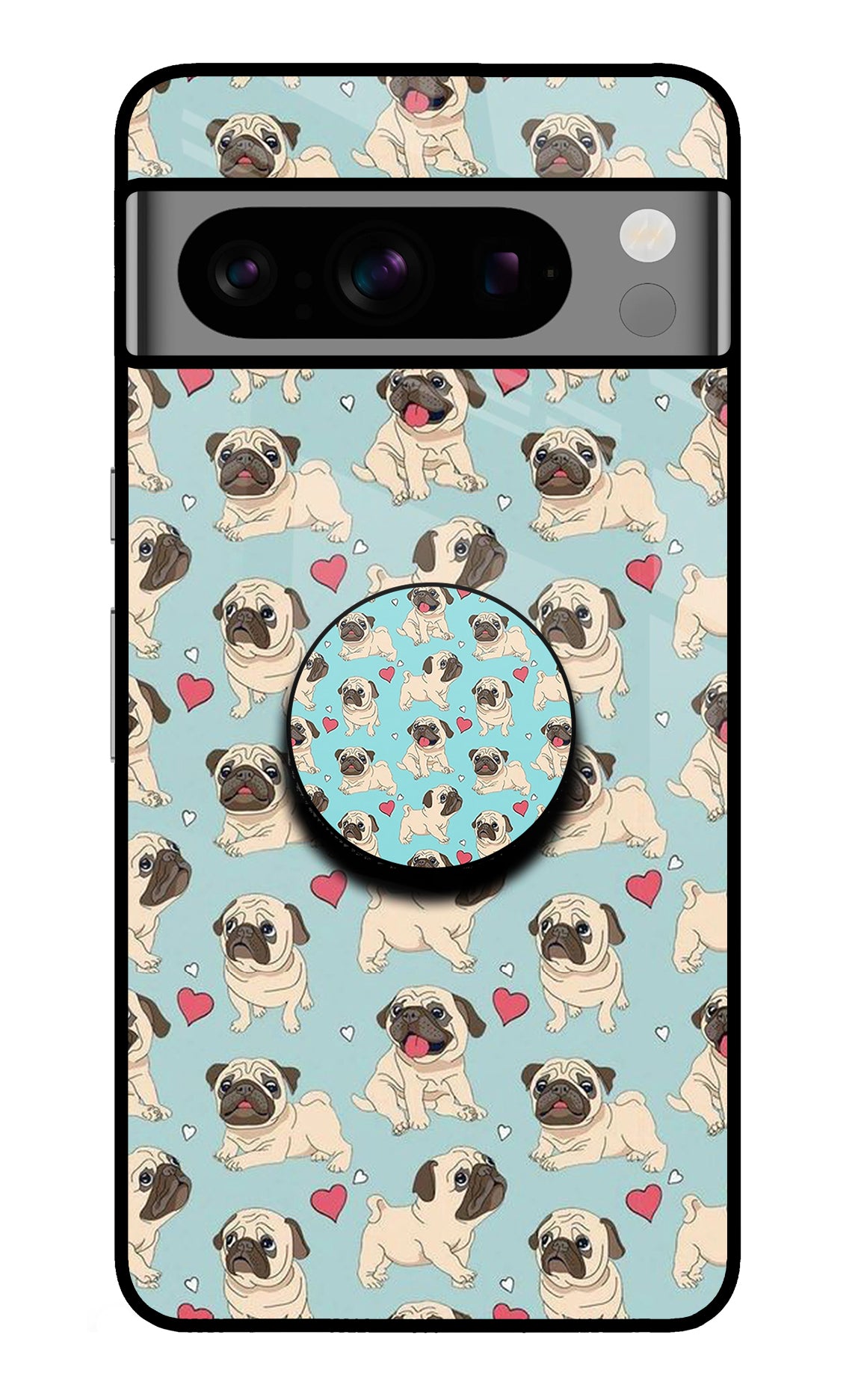 Pug Dog Google Pixel 8 Pro Pop Case