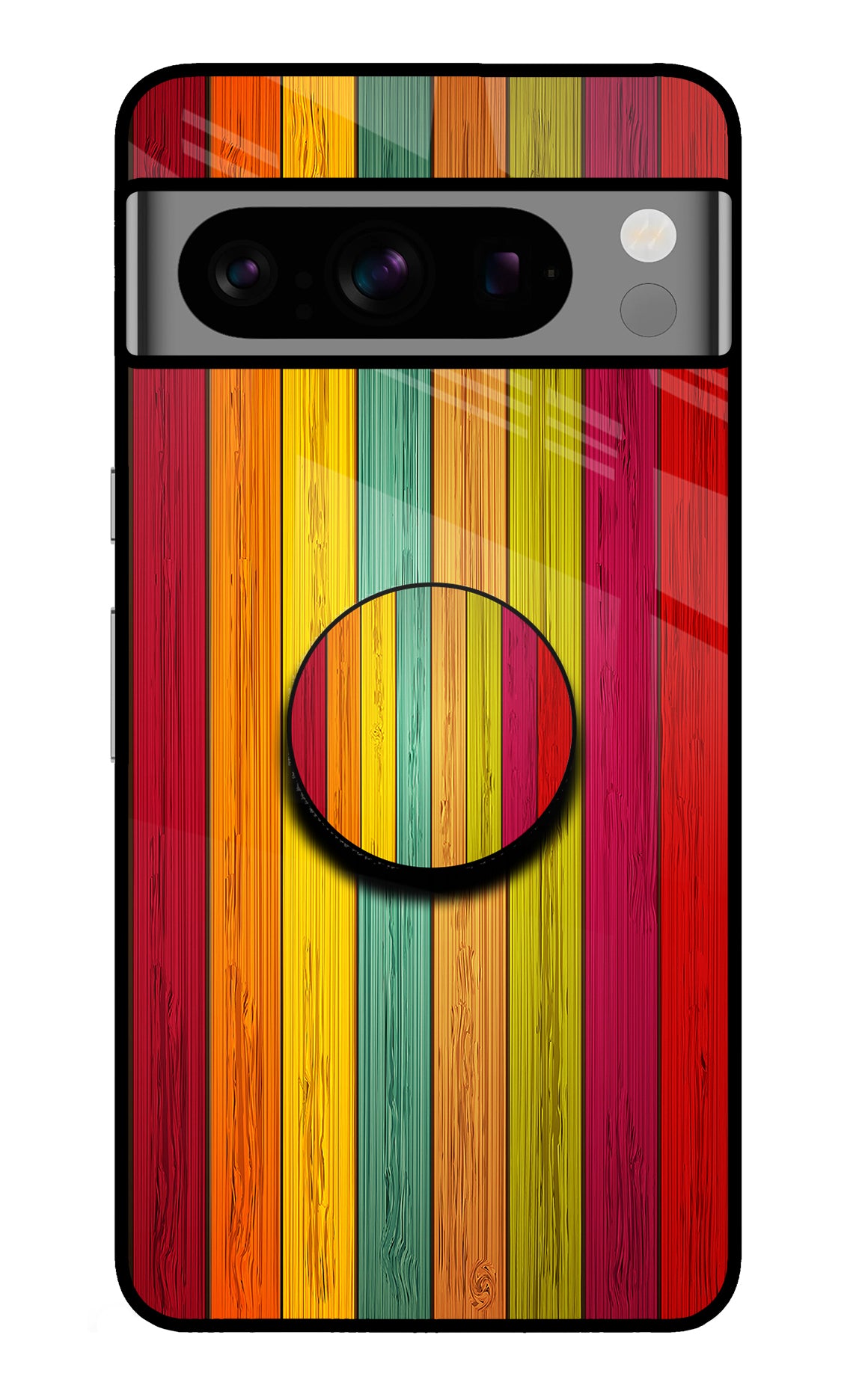 Multicolor Wooden Google Pixel 8 Pro Pop Case