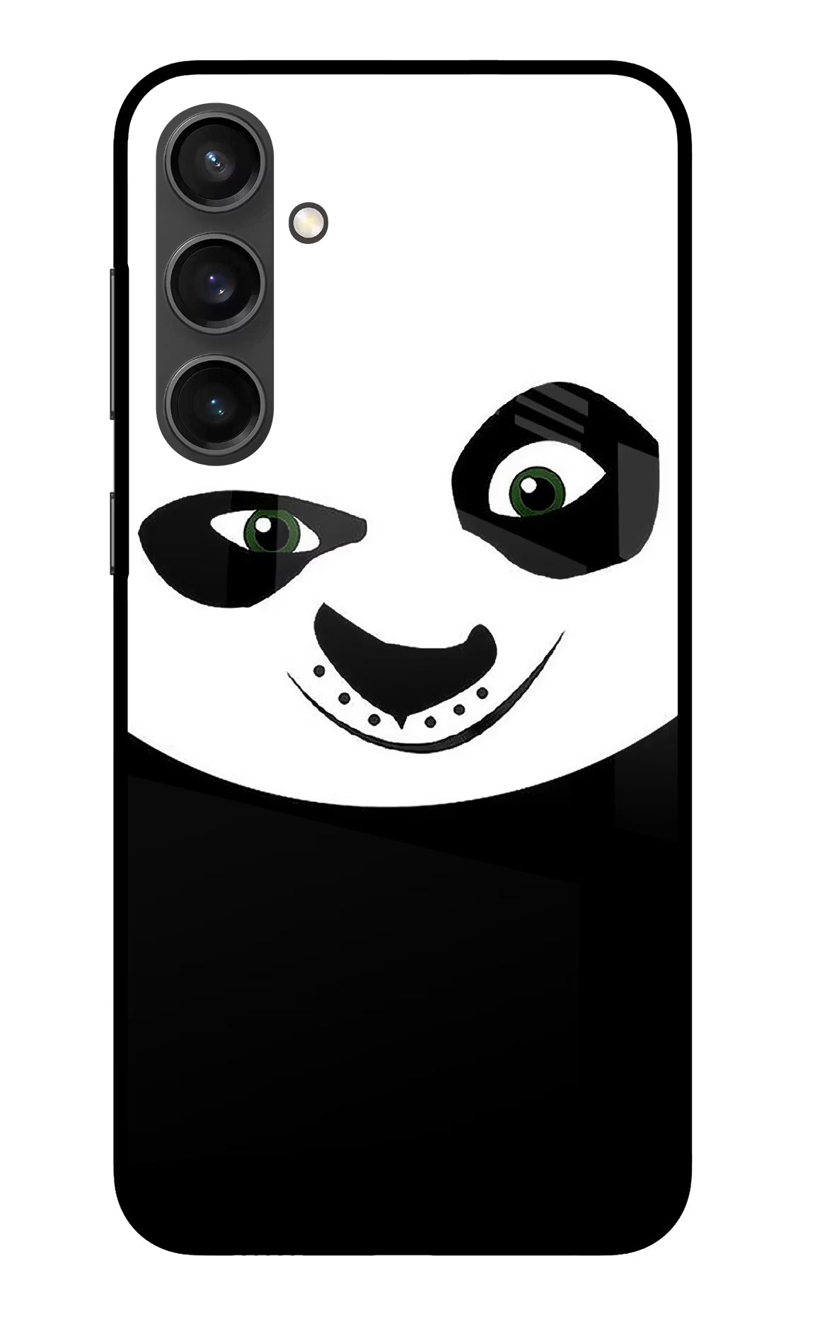 Panda Samsung S23 FE 5G Glass Case Back Cover by Casekaro