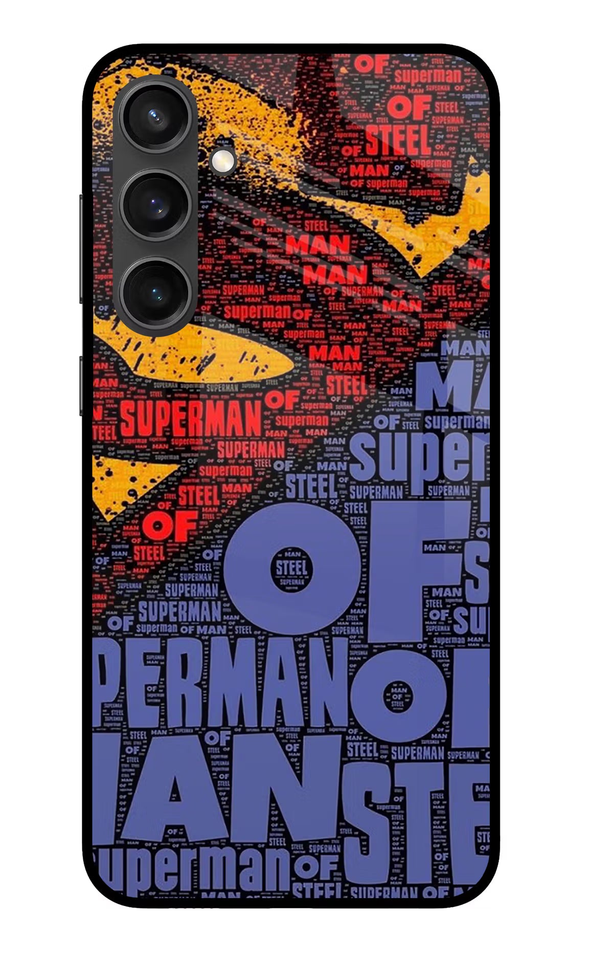 Superman Samsung S23 FE 5G Glass Case Back Cover by Casekaro