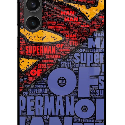 Superman Samsung S23 FE 5G Glass Case Back Cover by Casekaro