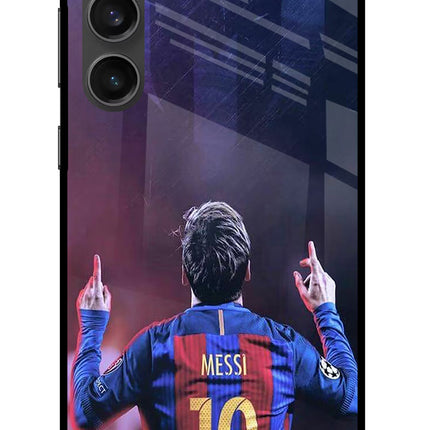 Messi Samsung S23 FE 5G Glass Case Back Cover by Casekaro
