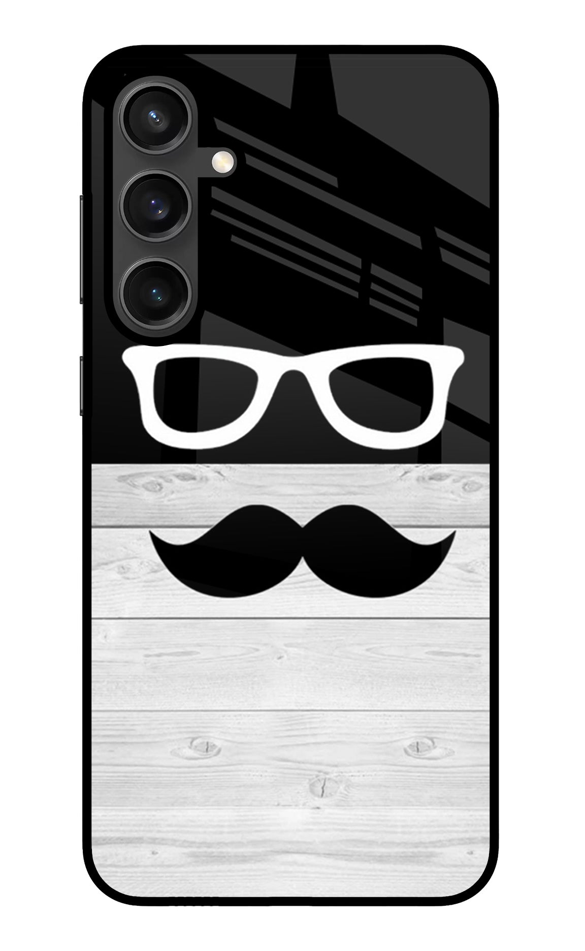 Mustache Samsung S23 FE 5G Glass Case
