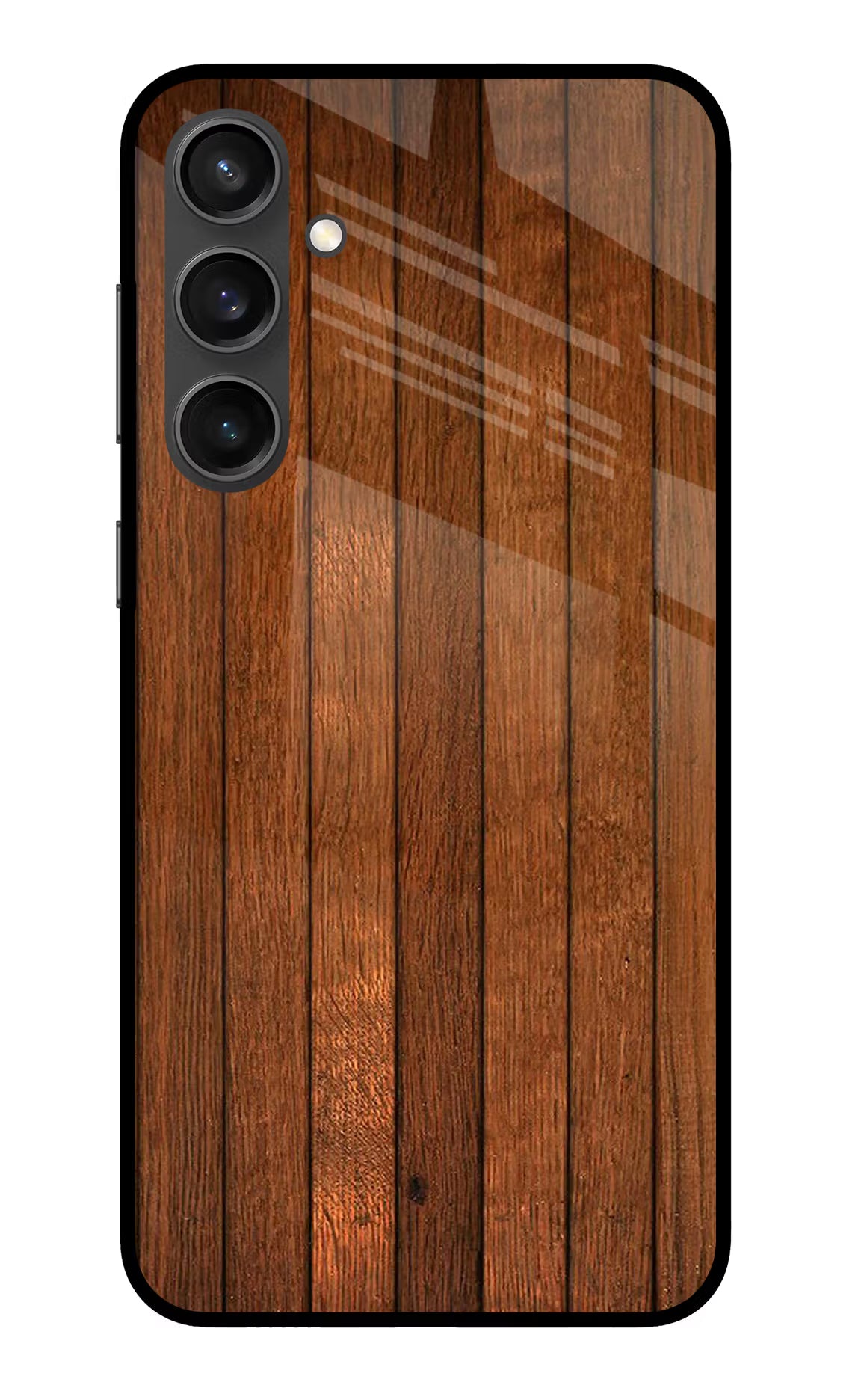Wooden Artwork Bands Samsung S23 FE 5G Glass Case Back Cover by Casekaro