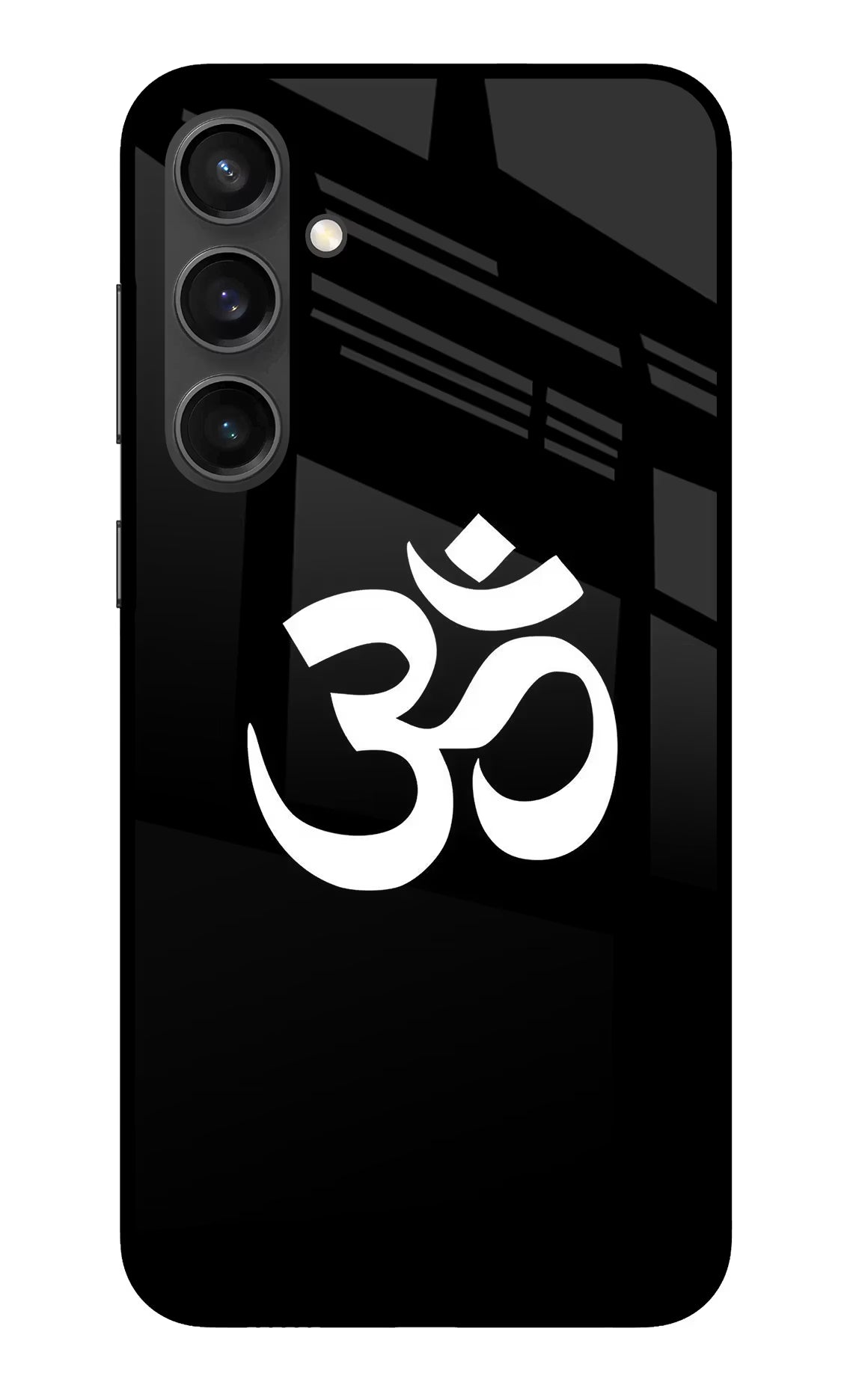 Om Samsung S23 FE 5G Glass Case Back Cover by Casekaro