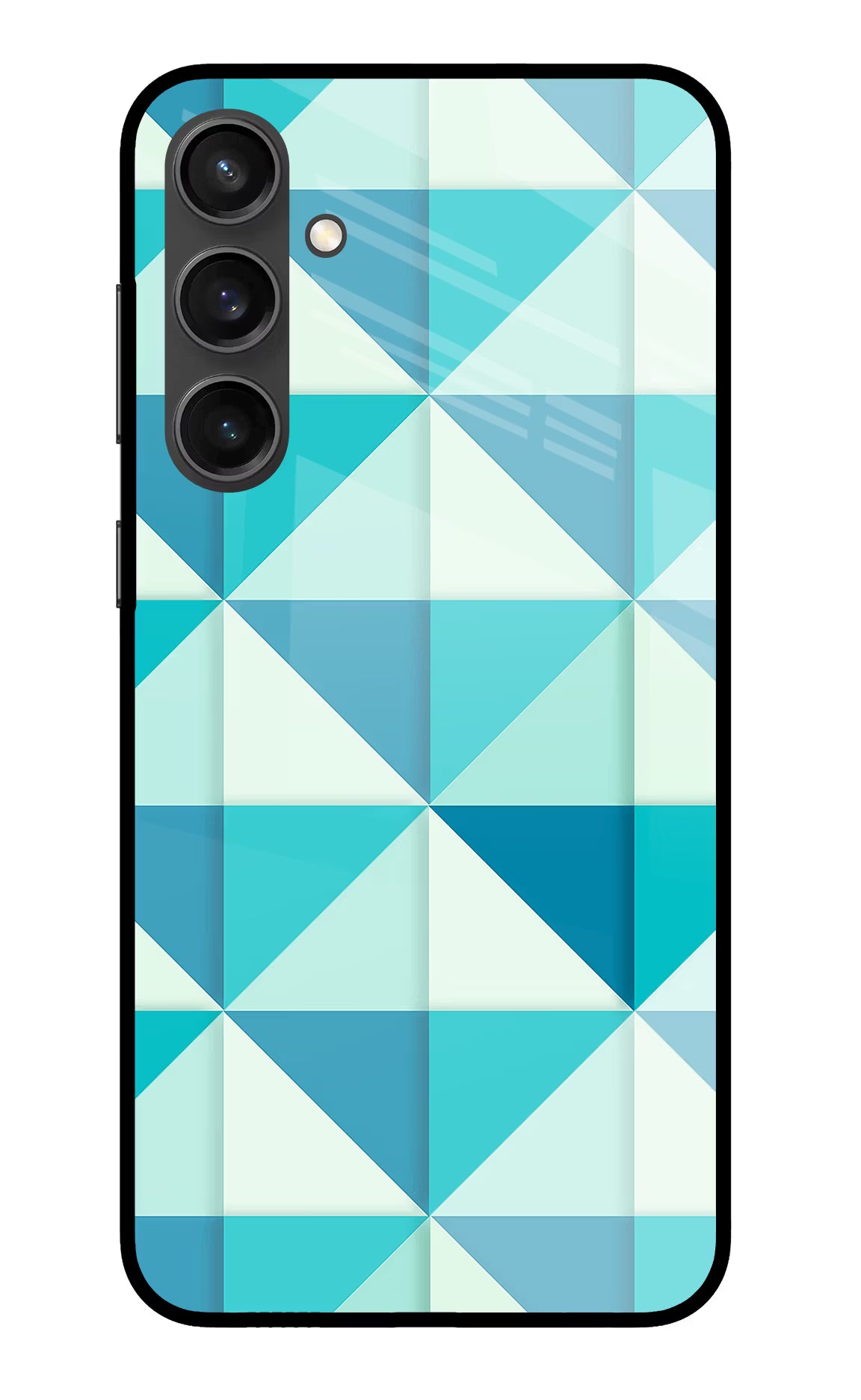 Abstract Samsung S23 FE 5G Glass Case Back Cover by Casekaro