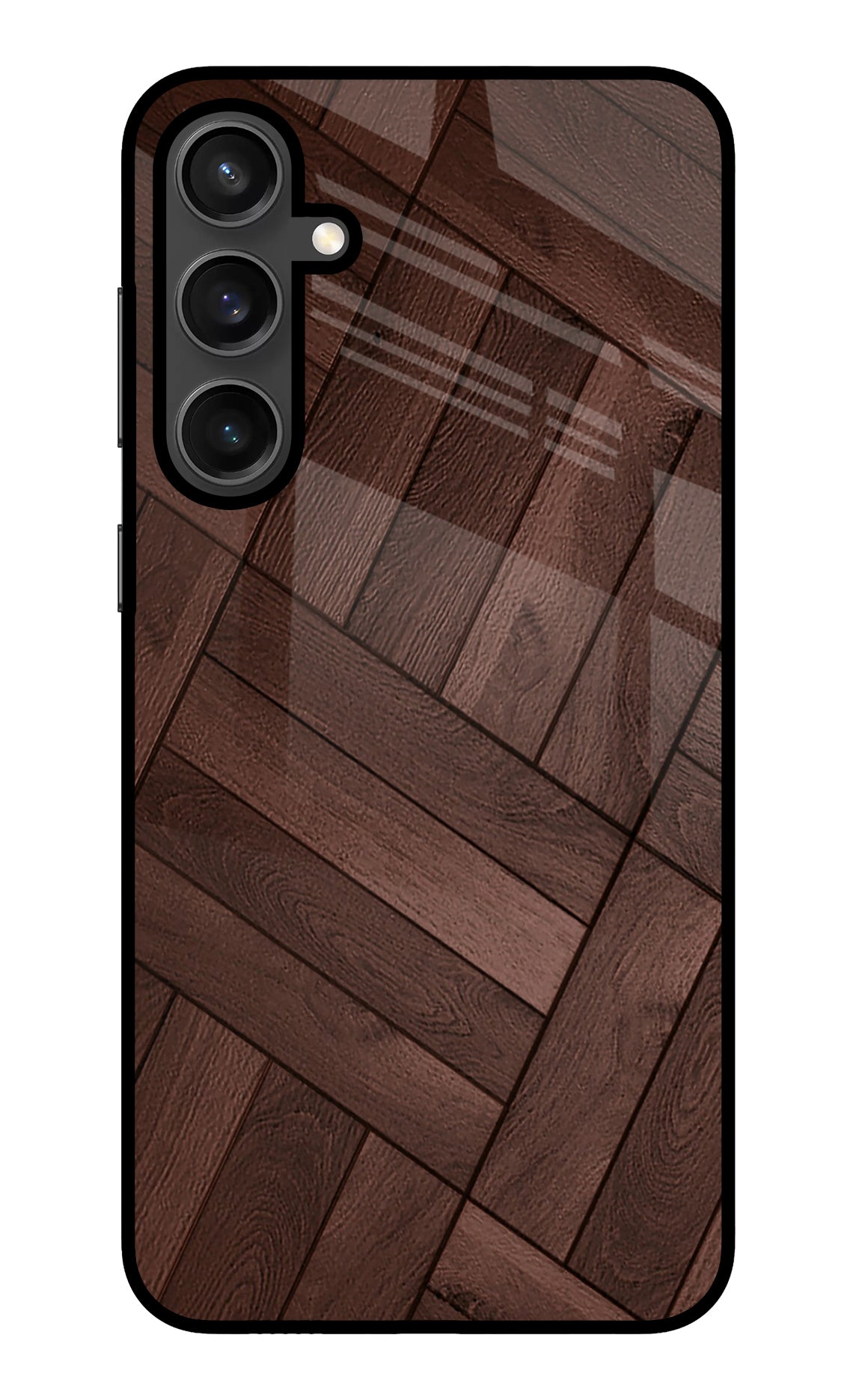 Wooden Texture Design Samsung S23 FE 5G Glass Case