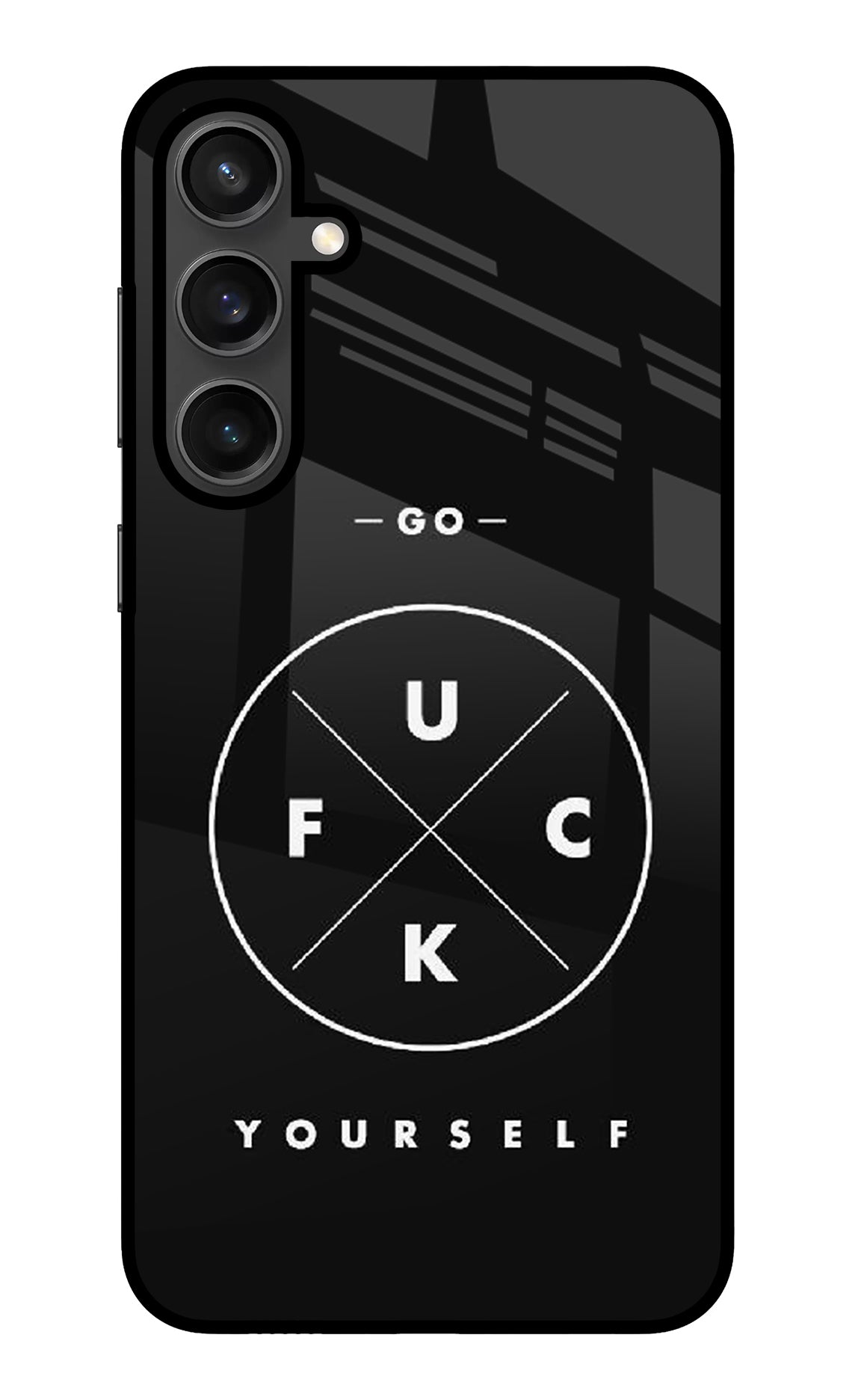 Go Fuck Yourself Samsung S23 FE 5G Glass Case