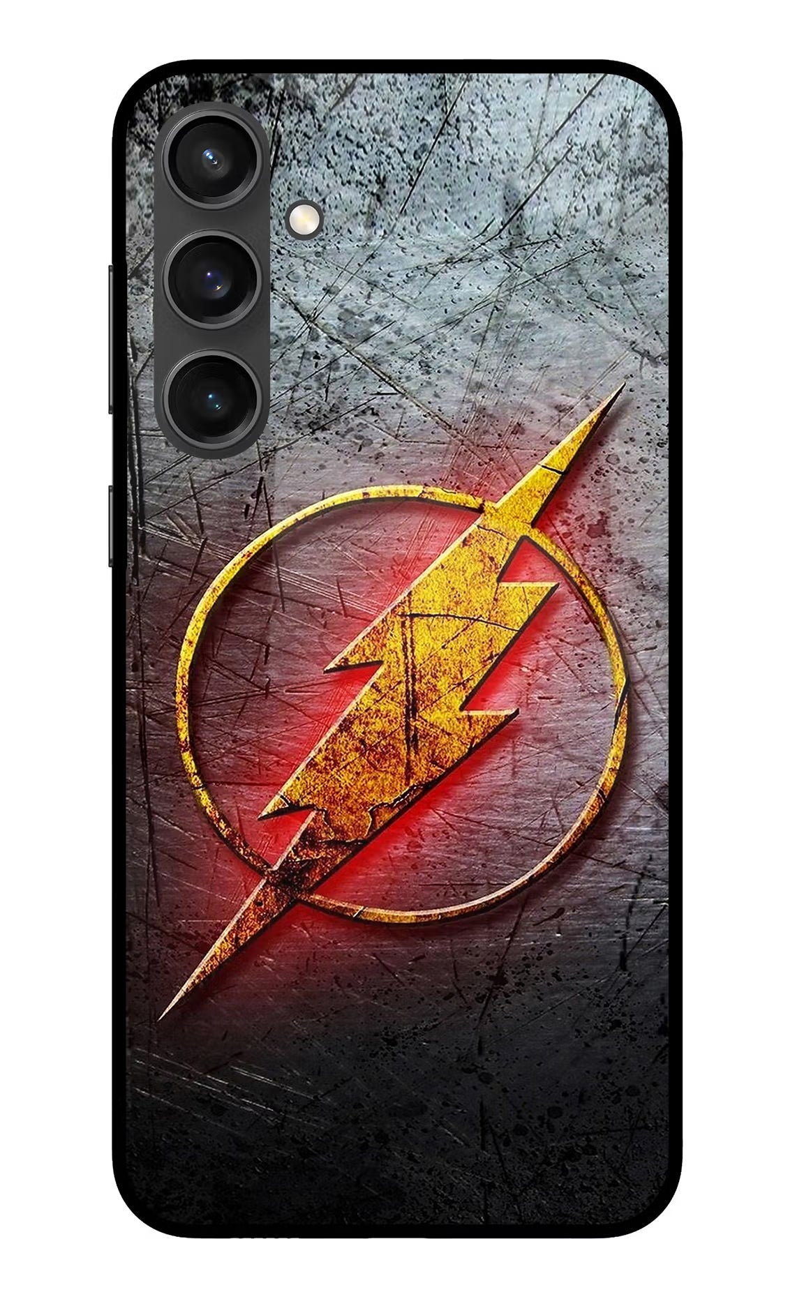 Flash Samsung S23 FE 5G Glass Case Back Cover by Casekaro