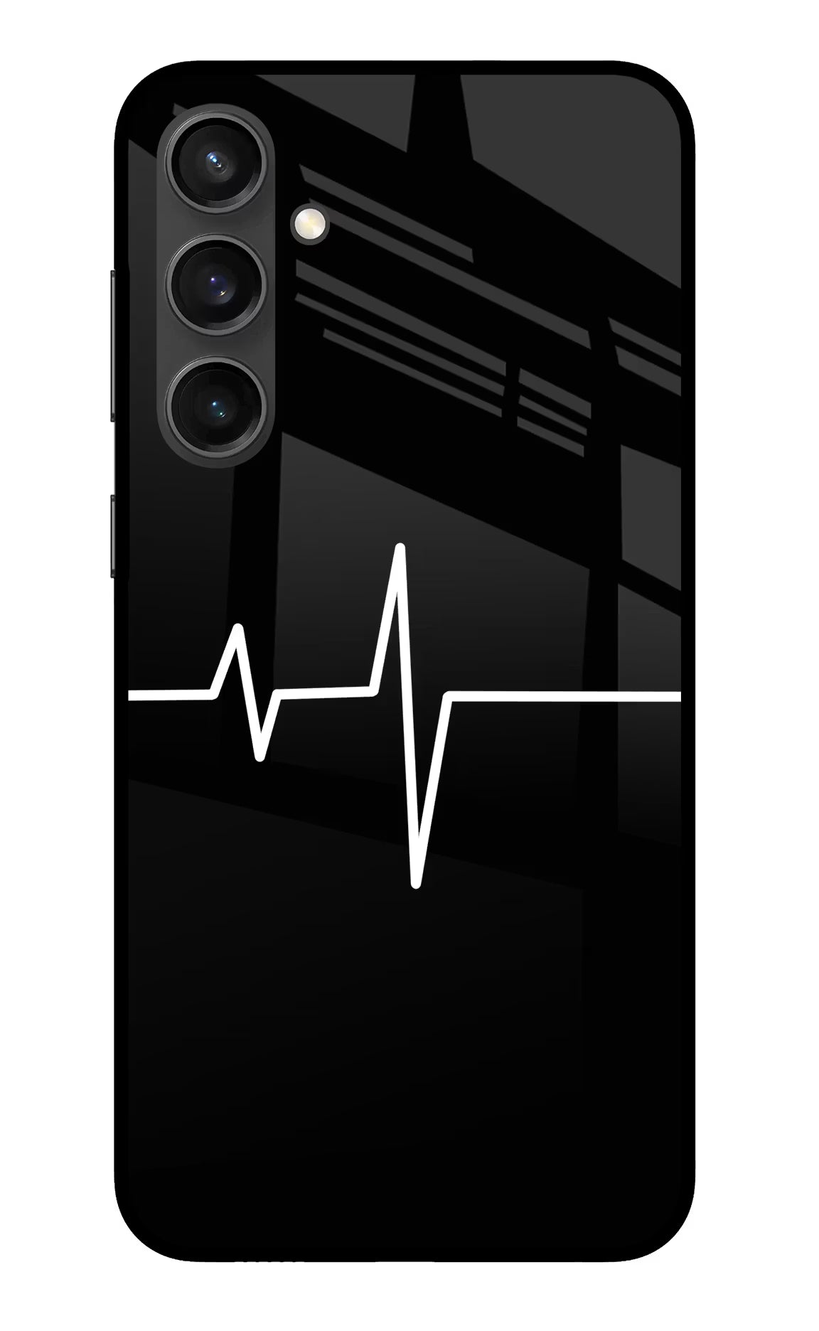 Heart Beats Samsung S23 FE 5G Glass Case Back Cover by Casekaro