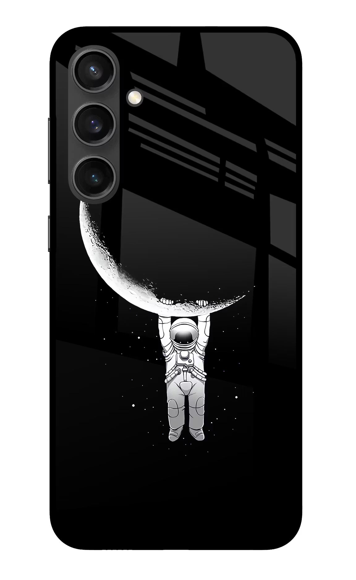 Moon Space Samsung S23 FE 5G Glass Case Back Cover by Casekaro