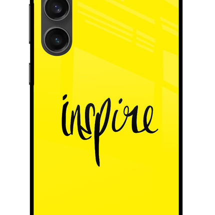 Inspire Samsung S23 FE 5G Glass Case Back Cover by Casekaro