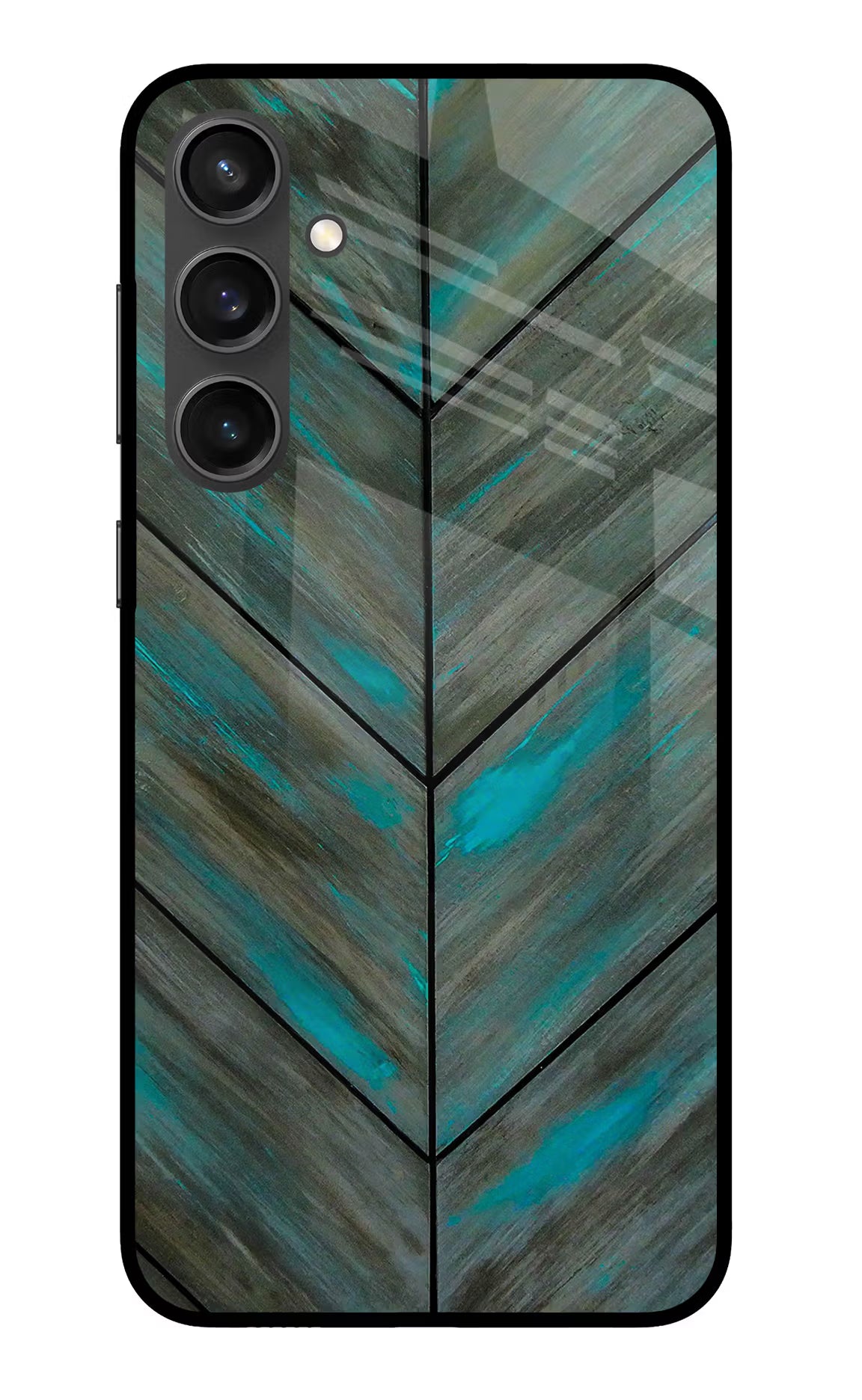 Pattern Samsung S23 FE 5G Glass Case Back Cover by Casekaro