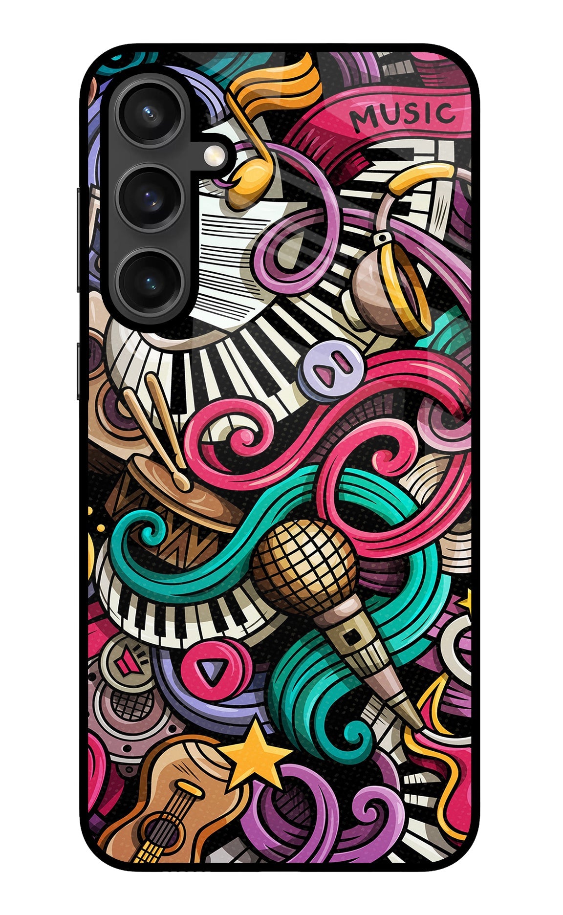 Music Abstract Samsung S23 FE 5G Back Cover