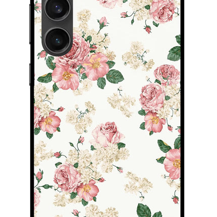 Flowers Samsung S23 FE 5G Glass Case Back Cover by Casekaro