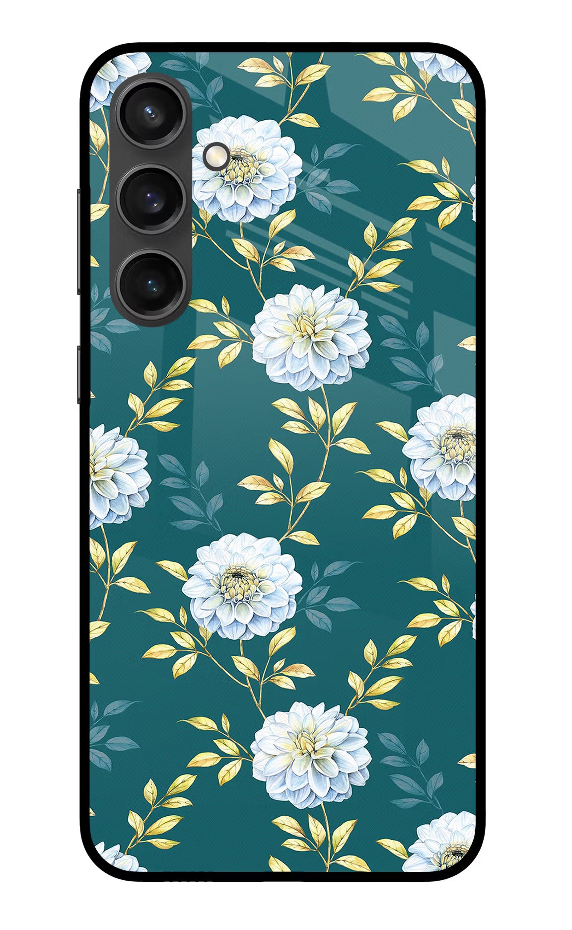 Flowers Samsung S23 FE 5G Glass Case Back Cover by Casekaro