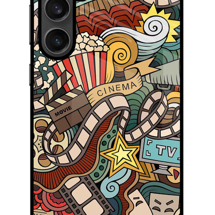 Cinema Abstract Samsung S23 FE 5G Glass Case