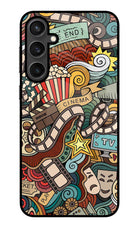 Cinema Abstract Samsung S23 FE 5G Glass Case