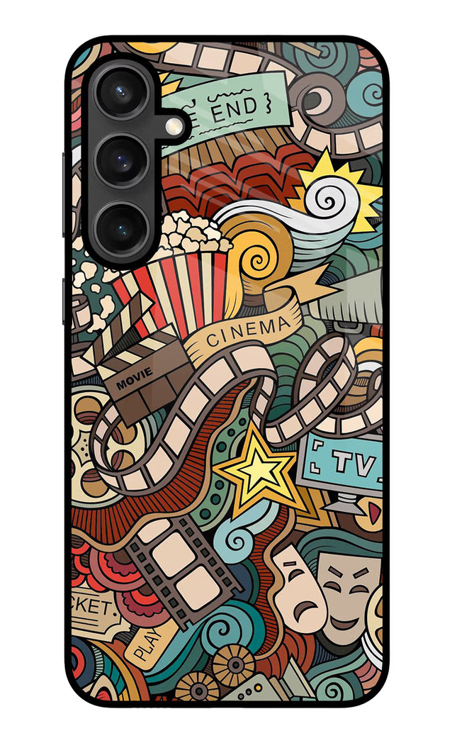 Cinema Abstract Samsung S23 FE 5G Glass Case