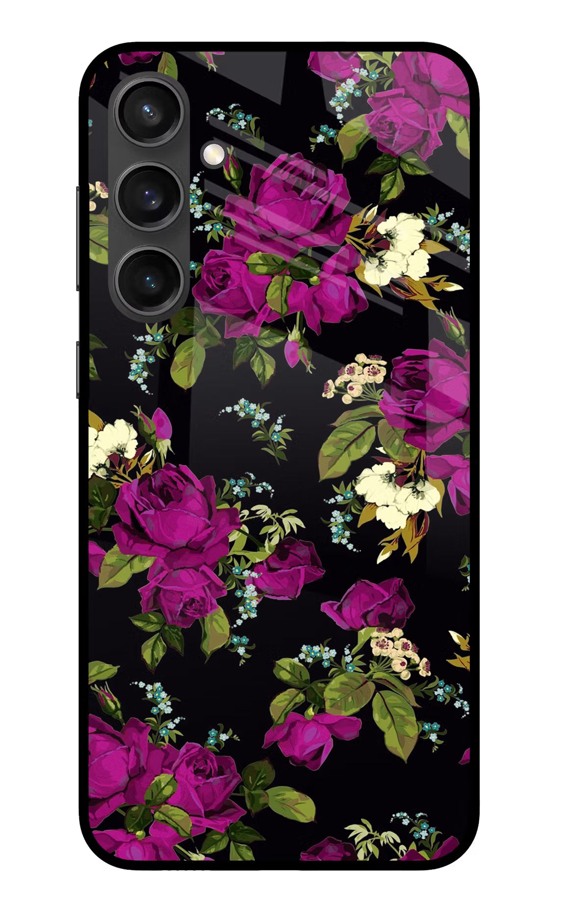 Flowers Samsung S23 FE 5G Glass Case Back Cover by Casekaro