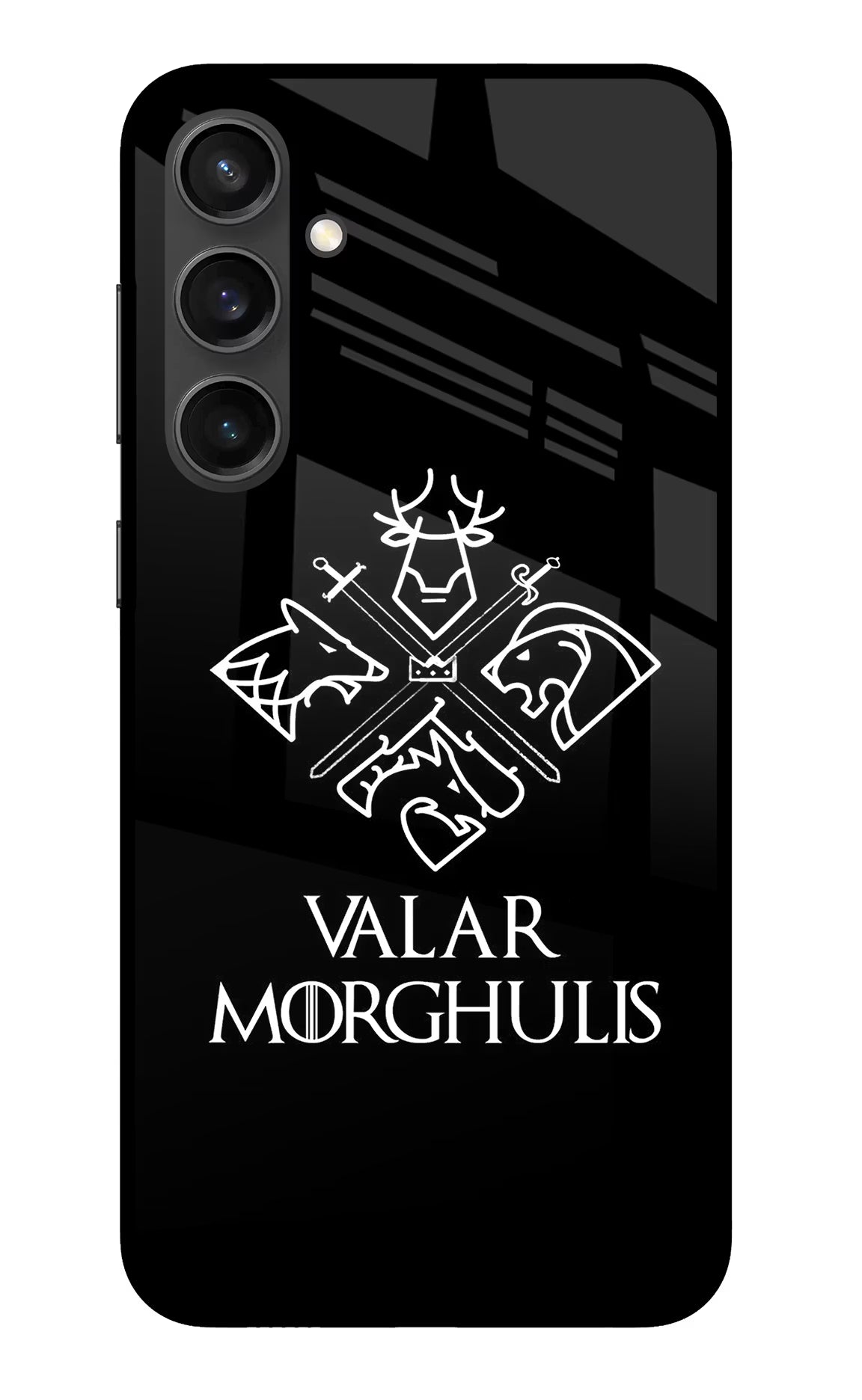Valar Morghulis | Game Of Thrones Samsung S23 FE 5G Glass Case Back Cover by Casekaro