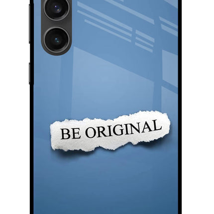 Be Original Samsung S23 FE 5G Glass Case Back Cover by Casekaro