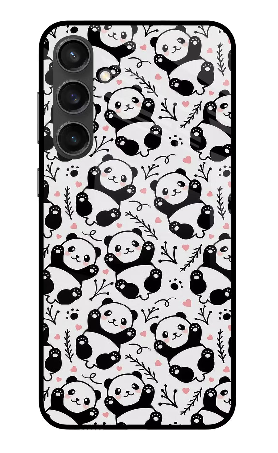 Cute Panda Samsung S23 FE 5G Back Cover, Metal case